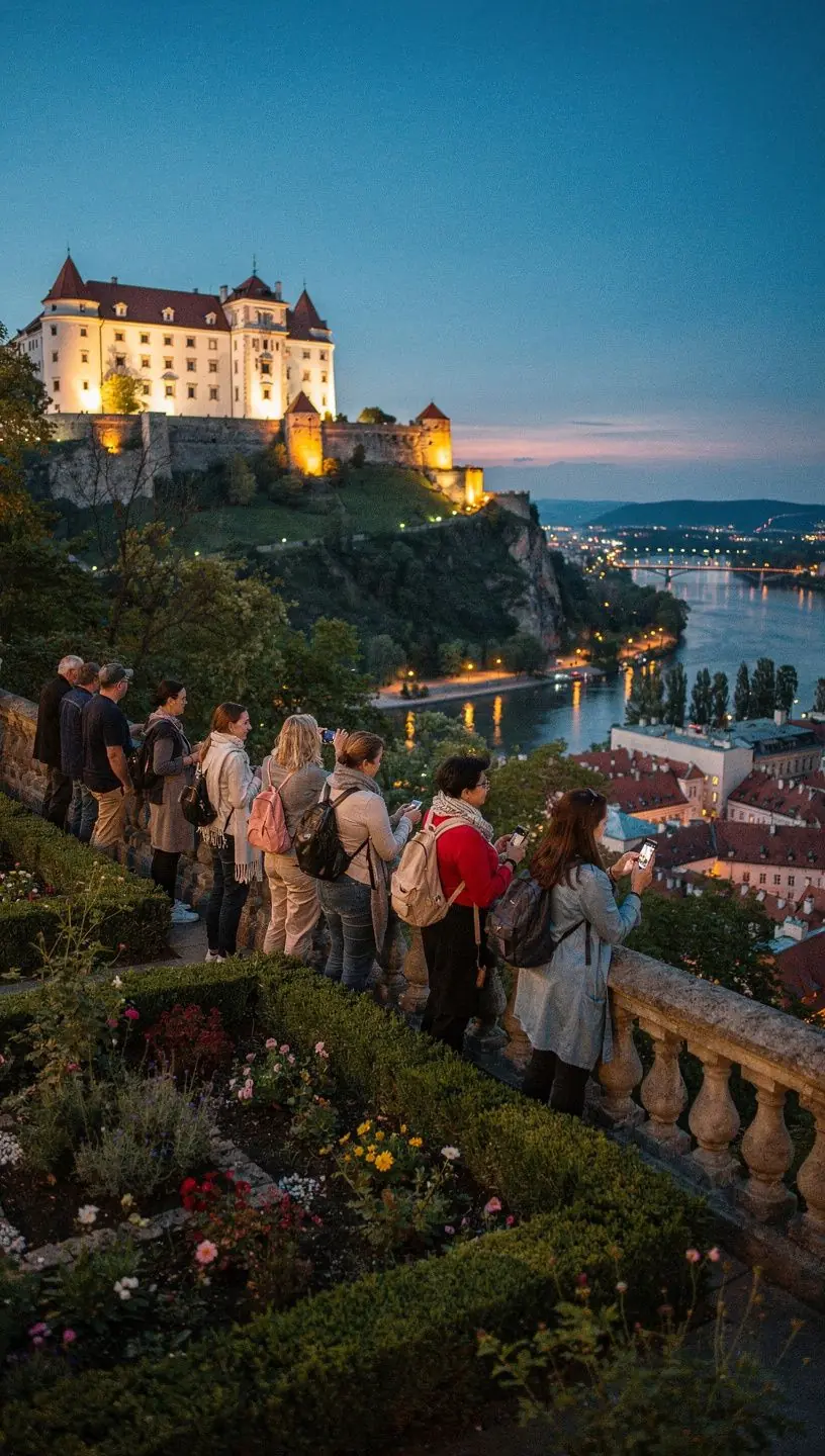 Mapa turistických trás v národnom parku, zvýrazňujúca významné miesta a oddychové zóny